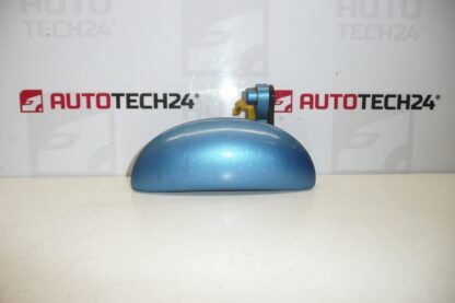 Poignée avant gauche Citroën C1 Peugeot 107 bleu met. 9101AK