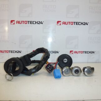 Kit serrure 1 clé Citroën Berlingo Peugeot Partner à 2002 4162AN 4162AP